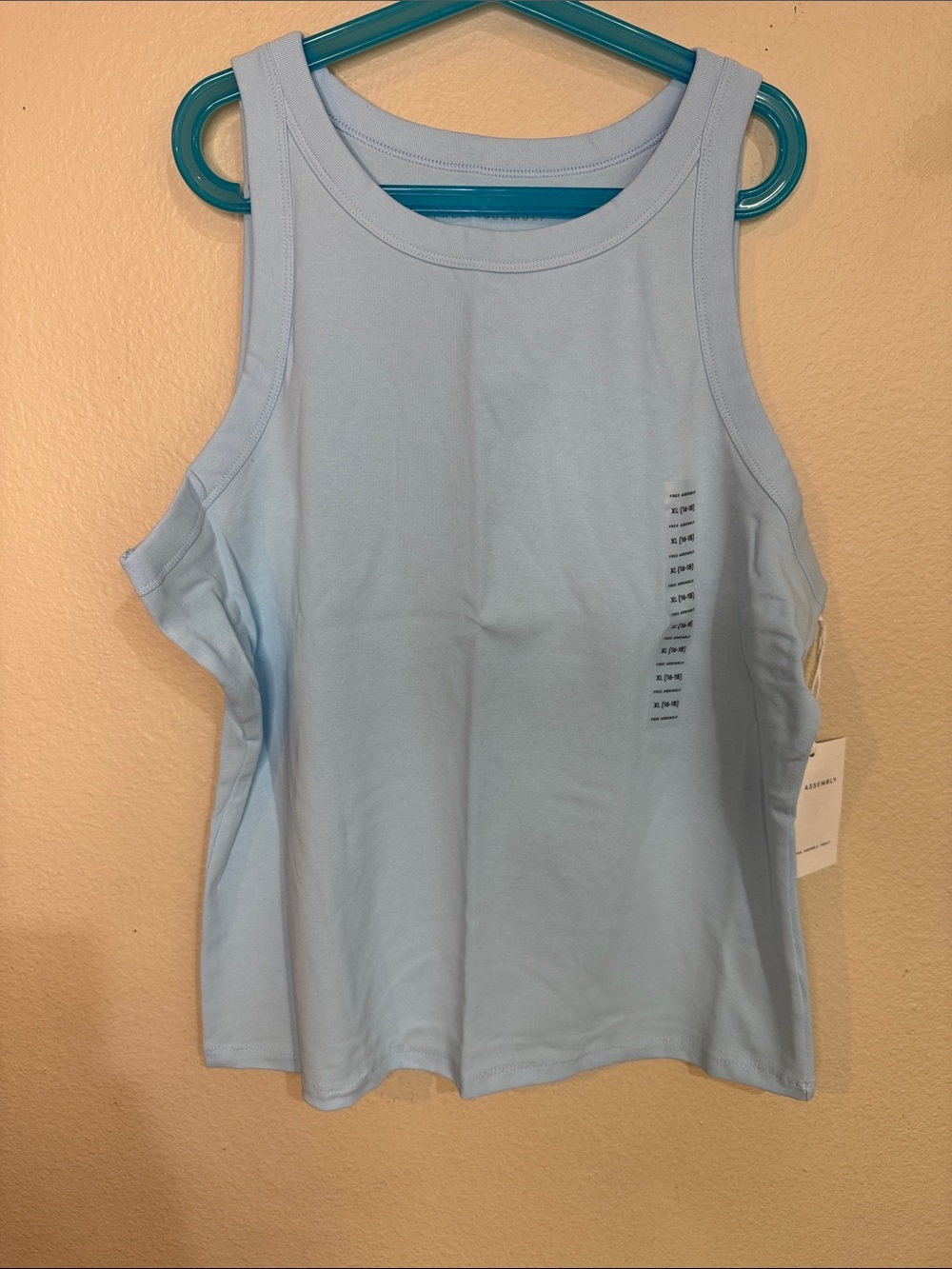 Everyday Light Blue Women's Tank Top - Sleeveless Comfort